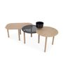 Coffee tables - LOW TABLE WITH BOWL AND DOUBLE BOARDS by Greg - DIZY