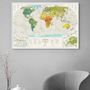 Cadeaux - Travel Map® Géographie Monde - 1DEA.ME DESIGN GIFTS