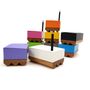 Gifts - Toblerono Organizer  + Mini Toblerono - set of wood desk organizer and memo pad paper block - PULP SHOP