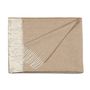 Objets de décoration - Plaid Fishbone 100% baby Alpaga naturel - INATA