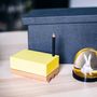 Gifts - Mini Toblerono | Memo pad on a boxwood base  - PULP SHOP