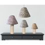 Customizable objects - WOODEN LAMP WITH A SHADE FROM OUR CHARM COLLECTION - LA MAISON DE GASPARD