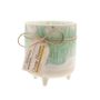 Candles - 140g Scented Candle TRIPOD LID GRN Sandal - ATLANTICA & TAKEMUSEUM