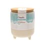 Candles - 140g Scented Candle TRIPOD LID GRN Sandal - ATLANTICA & TAKEMUSEUM