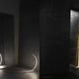 Design objects - Circle Large Steel OXI - Tube Floor XLarge Brass - SILHOUET LIGHTING