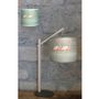 Objets personnalisables - COLLECTION LUMINAIRES MER / APPLIQUE BOIS /METAL" POTENCE " AVEC ABAT JOUR CYLINDRIQUES - LA MAISON DE GASPARD