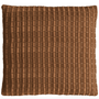 Fabric cushions - Cordao Suede Leather Woven Cushion - ELISA ATHENIENSE HOME