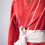 Homewear - Kimono, 100% cotton hand-woven in West Africa  - TENSIRA MADE IN AFRICA