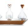 Licensed products -  The Majestic TRILOGY - Bart Table with Three exclusive decanters - SHAZE LUXURY RETAIL PVT LTD