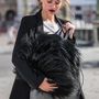 Bags and totes - LOVE AFFAIR FUR BAG BLACK - DALZOTTO