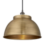 Outdoor hanging lights - Brooklyn Dome Pendant for Outdoor and Bathroom - 17 inches - INDUSTVILLE