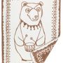 kids linen - Circus Bear organic cotton baby blanket - FABGOOSE