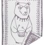 kids linen - Circus Bear organic cotton baby blanket - FABGOOSE