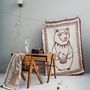 Linge de lit enfant - Couverture bébé Circus Bear en coton bio - FABGOOSE