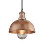 Outdoor hanging lights - Brooklyn Dome Pendant for Outdoor and Bathroom - 8 inches - INDUSTVILLE