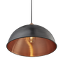 Outdoor hanging lights - Brooklyn dome pendant light for outdoor and bathroom - 18 inches - INDUSTVILLE