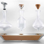 Licensed products -  The Majestic TRILOGY - Bart Table with Three exclusive decanters - SHAZE LUXURY RETAIL PVT LTD