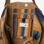Bags and totes - Canvas shopper with hand woven fabric of the Pwo Karen tribe - DRAGOLINA