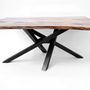 Tables Salle à Manger - Black Geometry Walnut dining table - NEGRU TIBERIU MARIUS FORESTIER