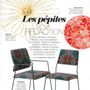 Chairs - IMPALA ARMCHAIR & CORALIE PREVERT FABRIC - AIRBORNE