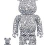 Sculptures, statuettes et miniatures - Bearbrick 100 + 400% Keith Haring #4 jouet - ARTOYZ