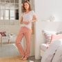 Homewear - Tangram Green peacock - white - BLANC CERISE