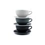 Coffee and tea - The Marlin Cup & Saucer (Black) - BOMSHBEE