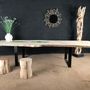 Tables Salle à Manger - table en bois flotté et en bois brulé - DECO-NATURE