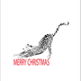 Cadeaux - Greeting card Christmas Leopard - LADYLETTERPRESS