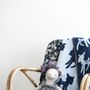 Children's decorative items - BABY BLANKET Bambi BLUE – ORGANIC COTTON - FABGOOSE