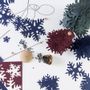 Christmas table settings - Green Christmas tabletop paper ornaments - FABGOOSE