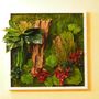 Paintings - VF  Jungle Square Moss Art Wall Collection - VIVA FLORA