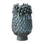 Decorative objects - Vase mushroom Ø22 H38 blue - LAUVRING