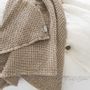 Bath towels - Beige linen waffle towel Set - MAGICLINEN