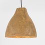 Ceiling lights - PULP PAPER LAMPSHADES "BELL" - 100% RECYCLED MAGAZINE PAPER - MAHATSARA