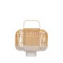 Table lamps - Table lamp and lantern BAMBOO SQUARE - FORESTIER