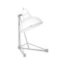 Hotel bedrooms - Diana Table Lamp White Silver - CIRCU