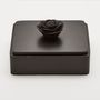 Installation accessories - Black Rose Deco Box - Lacquered Wood and Porcelain - ANOQ