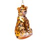 Christmas garlands and baubles - Ornament glass gold panther H13cm  - VONDELS AMSTERDAM