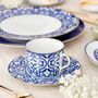 Assiettes de réception  - Blue Legacy assiette en porcelaine - PORCEL