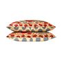 Fabric cushions - Colosseum Cushion Sunset Suzani - HERITAGE GENEVE