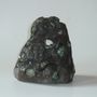 Ceramic - Black stele - ELISABETH BOURGET