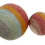 Toys - Earth Rainbow Balls - 2 pieces - PAPOOSE TOYS