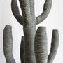 Sculptures, statuettes et miniatures - Sculpture Grand Cactus Vert - ATELIERNOVO