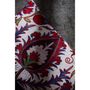 Fabric cushions - Hagia Sophia Istanbul Suzani Cushion Double Sided With Ikat - HERITAGE GENEVE
