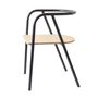 Children's tables and chairs - BLACK METAL CHAIR (ADULT VERSION) - MUM AND DAD FACTORY