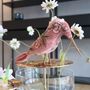 Objets de décoration - Martin-pêcheur rose animal décoratif - ANKE DRECHSEL