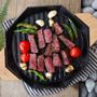 Objets design - Grill Pan poele  [Pre-Seasoned Cast Iron]  - MOMMY'S POT