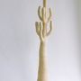 Sculptures, statuettes and miniatures - Large Contemporary White Ceramic Cactus Sculpture - ATELIERNOVO