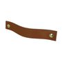 Chests of drawers - Leather handles - size S (set of 2, including 4 screws) - HANDLES AND MORE